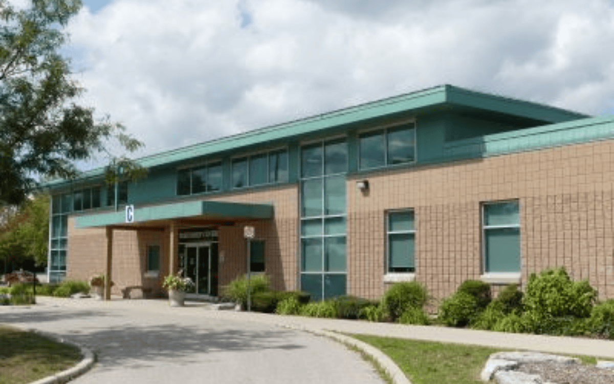 Front view of St. Mary's Friendship Center facility