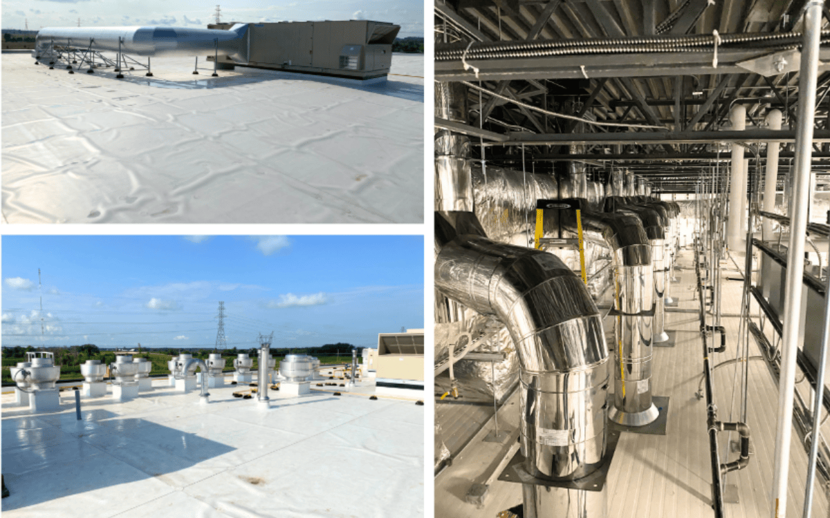 Exterior signage and facade of the Ford Performance Center